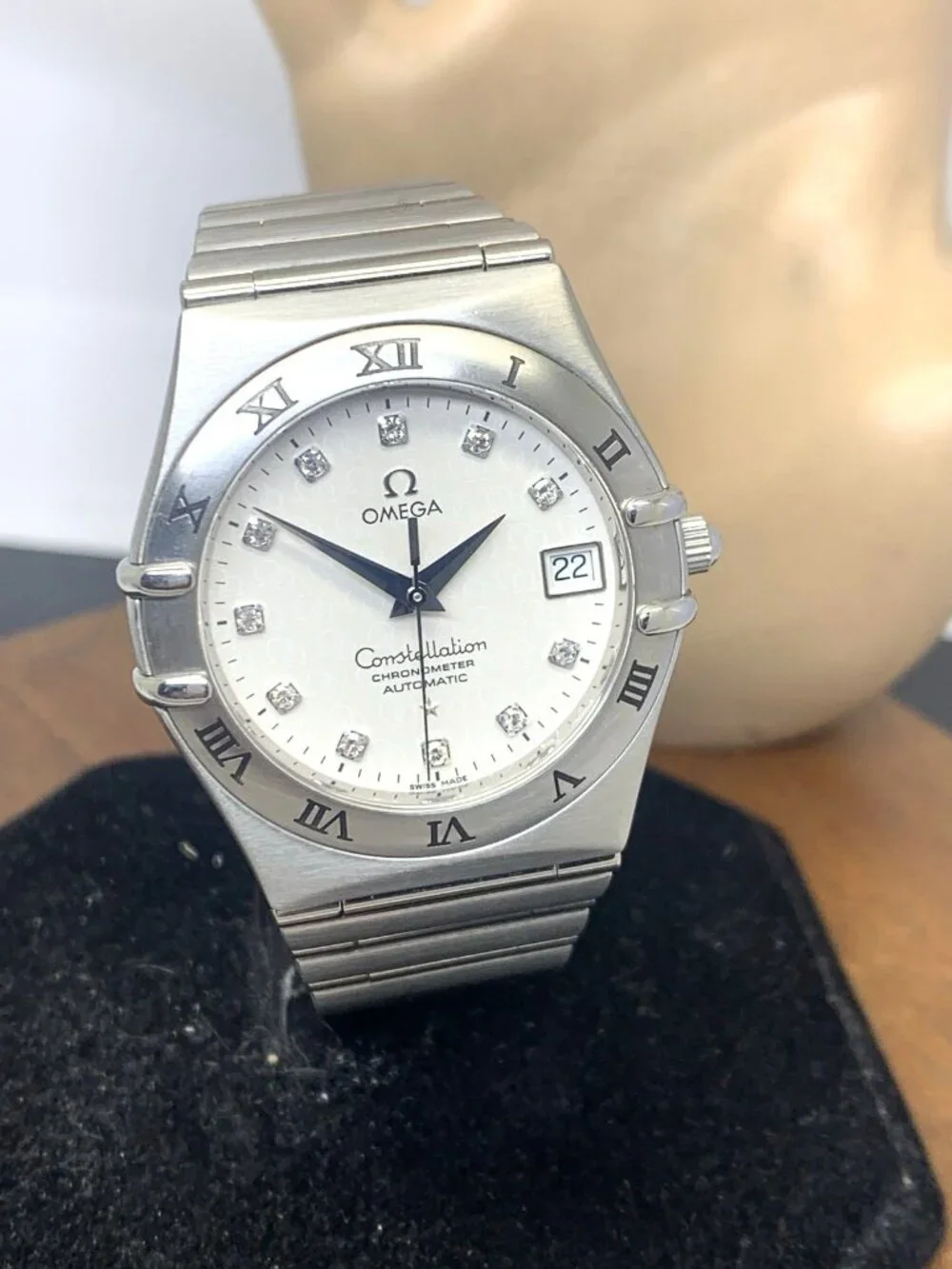 Omega Constellation Watch 50 Years Anniversary Diamond Swiss Automatic 35.5mm